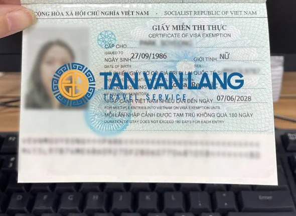 Miễn thị thực 5 năm/ Visa Việt Nam 5 năm