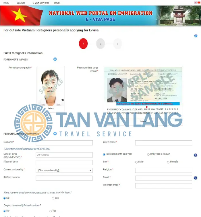 Evisa Visa Việt Nam cho người nước ngoài