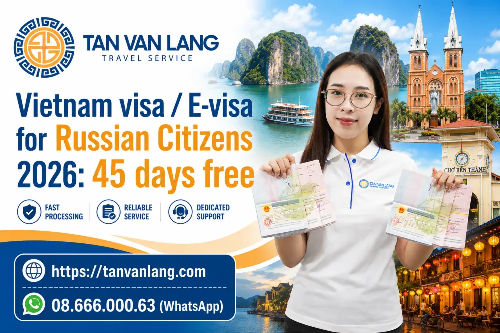 Vietnam visa / E-visa for Russian Citizens 2026: Guide, Fees & Requirements