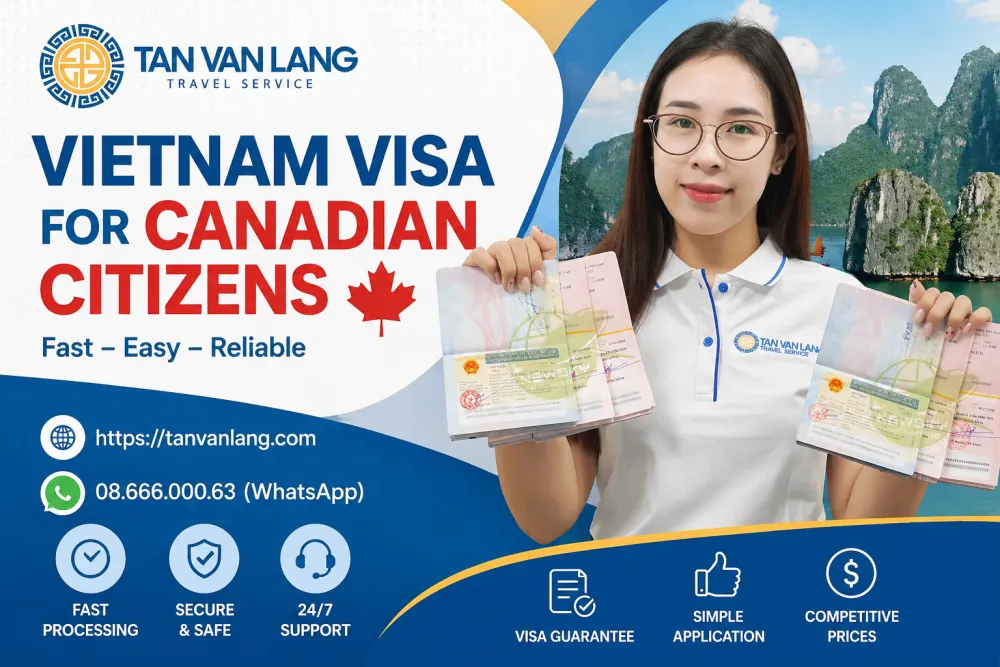 Vietnam visa for Canadian citizens
