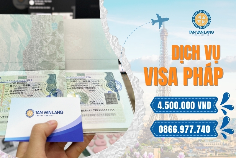 Dịch vụ xin visa du lịch Pháp