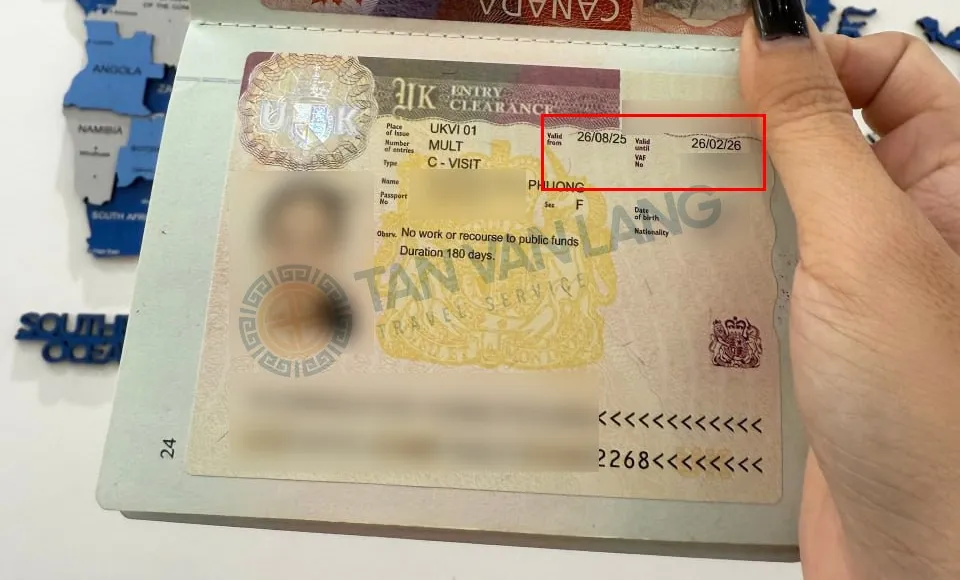Dịch vụ xin visa du lịch Anh Quốc trọn gói 2025 chỉ từ 4tr5