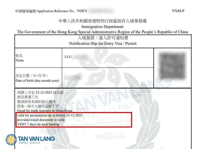 Dịch vụ làm visa Hong Kong trọn gói, uy tín 2025