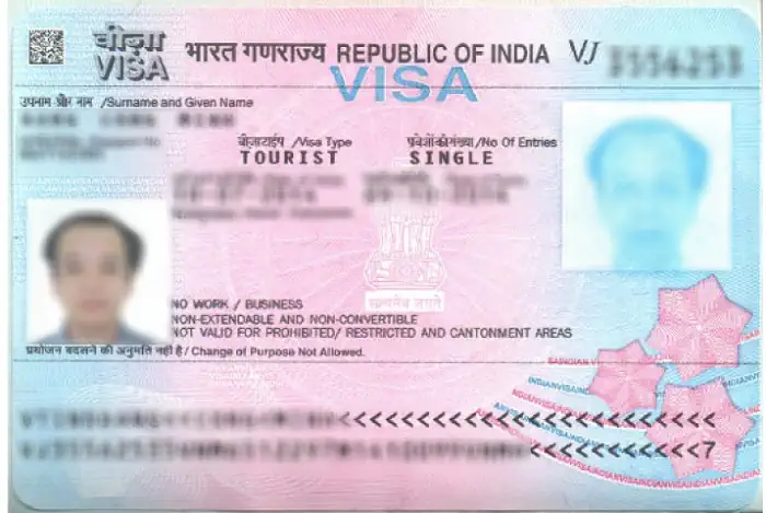 Ảnh xin visa Ấn Độ