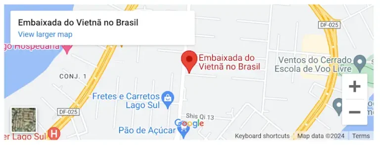 Vietnam embassy in Brazil : Address & contact details