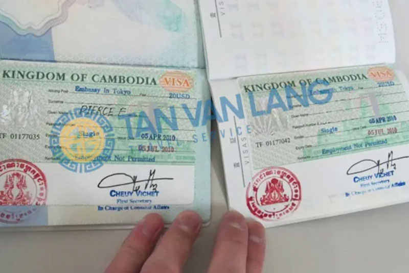 Dịch vụ xin visa lao động Campuchia 1 năm 2