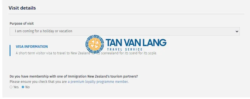 Đơn xin visa New Zealand