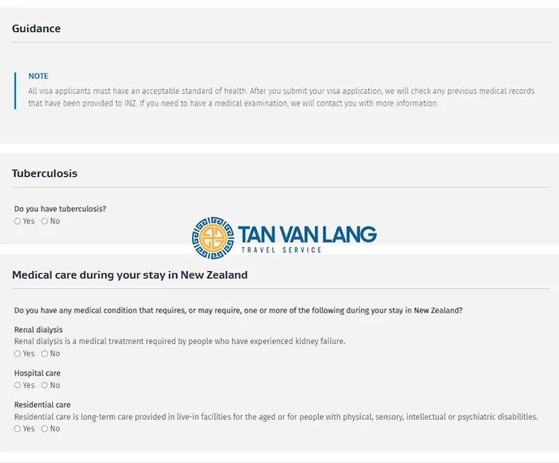 Đơn xin visa New Zealand