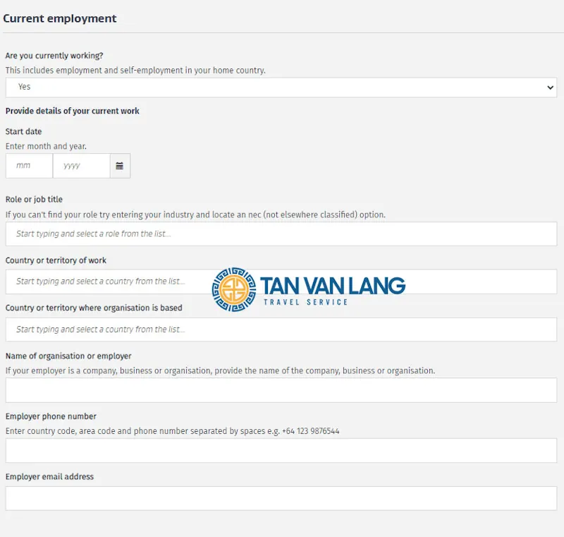 Đơn xin visa New Zealand