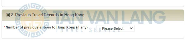 Hướng dẫn điền đơn xin visa Hong Kong online