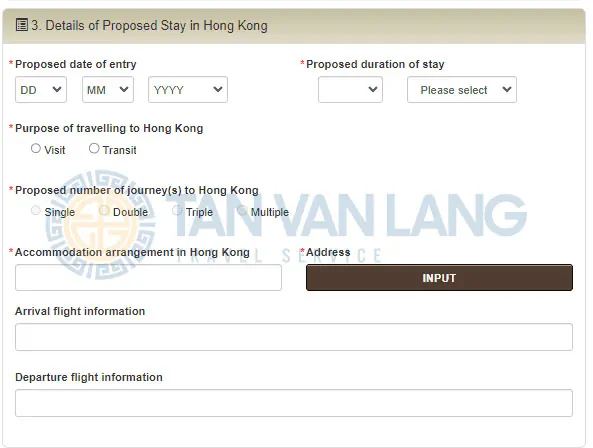 Hướng dẫn điền đơn xin visa Hong Kong online