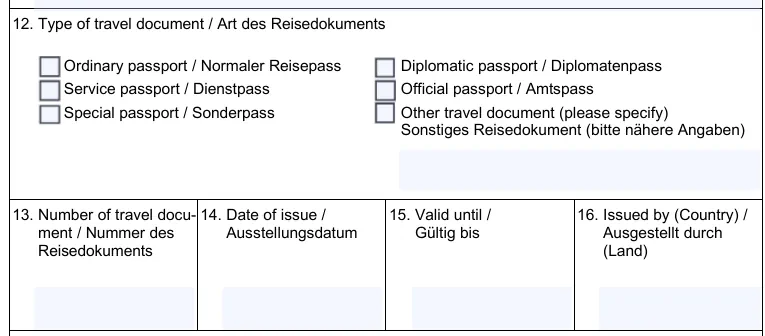 Đơn xin visa Thụy Sĩ