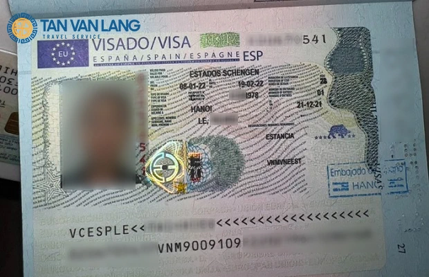 Visa thăm thân Tây Ban Nha