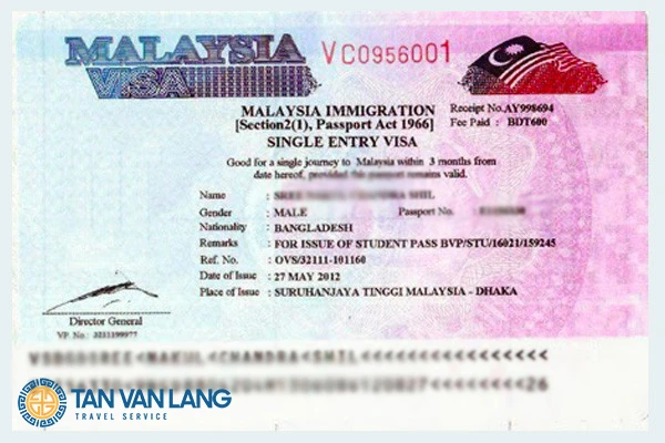 Visa thăm thân Malaysia