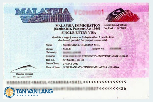 Visa công tác Malaysia