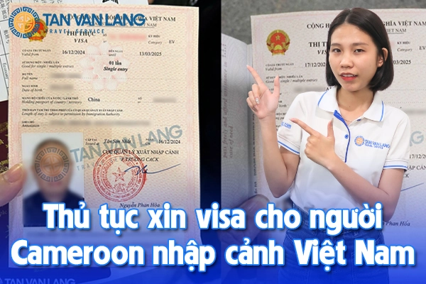 Xin visa cho người Cameroon