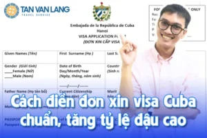 Đơn xin visa Cuba