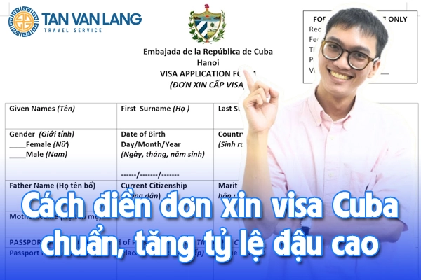 Đơn xin visa Cuba