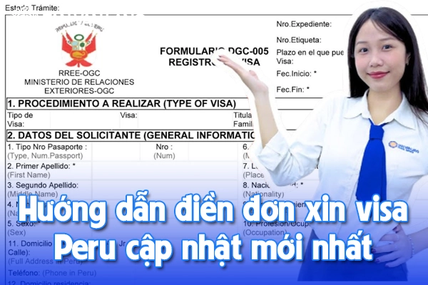 Đơn xin visa Peru