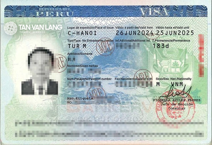 Visa công tác Peru