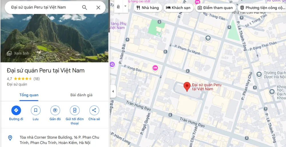 Đại sứ quán Peru tại Việt Nam