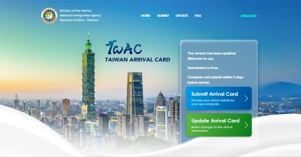 Hướng dẫn khai báo nhập cảnh Đài Loan trực tuyến (TWAC)