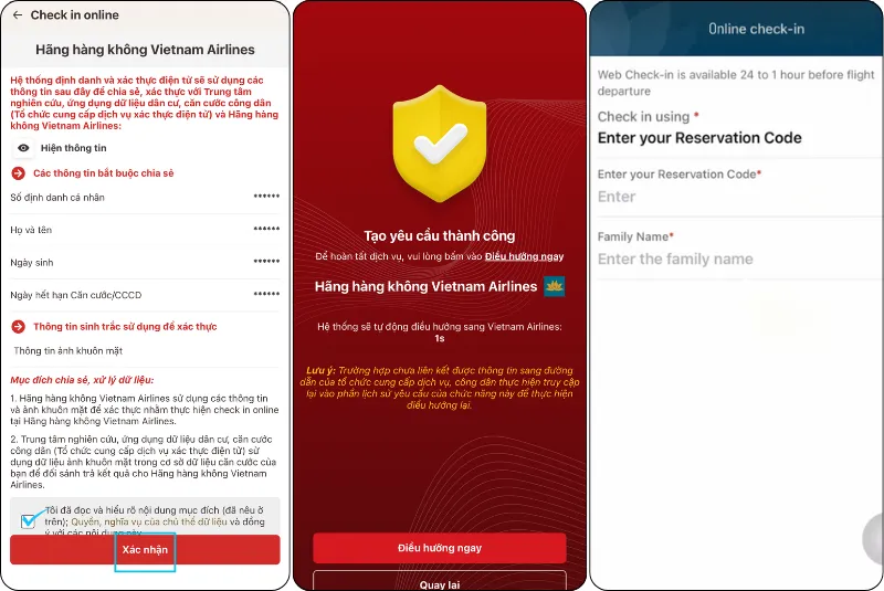 Thủ tục check-in bằng sinh trắc học tại sân bay: Bay không cần giấy tờ, chỉ cần VNeID!