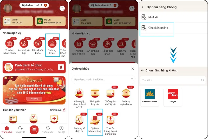 Thủ tục check-in bằng sinh trắc học tại sân bay: Bay không cần giấy tờ, chỉ cần VNeID!