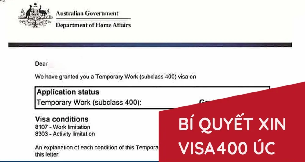 Visa 400 Úc – Giải pháp cho lao động tạm thời và chuyên gia ngắn hạn