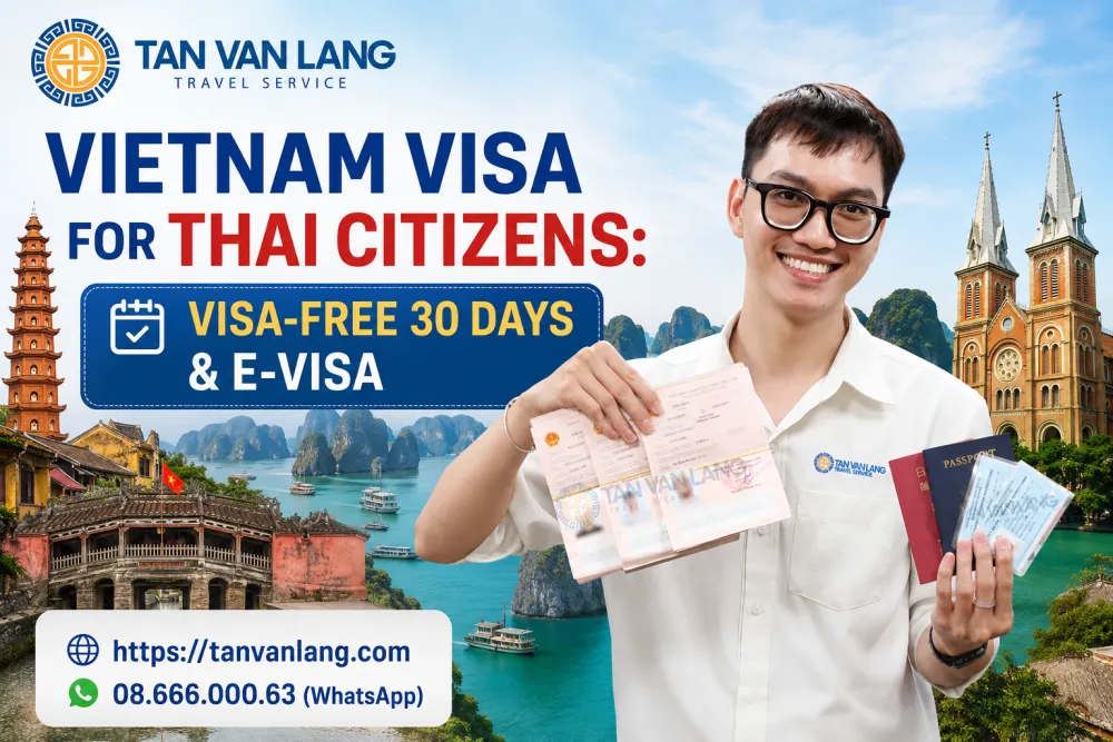 Vietnam Visa / E-visa for Thai Citizens