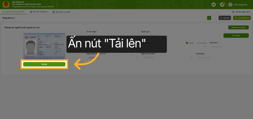 Khai báo tạm trú người nước ngoài TP.HCM online : Tránh bị phạt