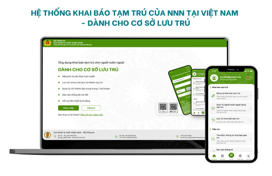 Khai báo tạm trú người nước ngoài TP.HCM online : Tránh bị phạt