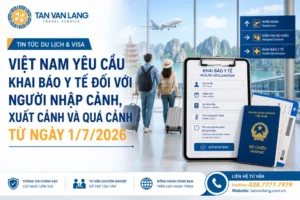 Việt Nam yêu cầu khai báo y tế đối với người nhập cảnh, xuất cảnh và quá cảnh từ ngày 1/7/2026
