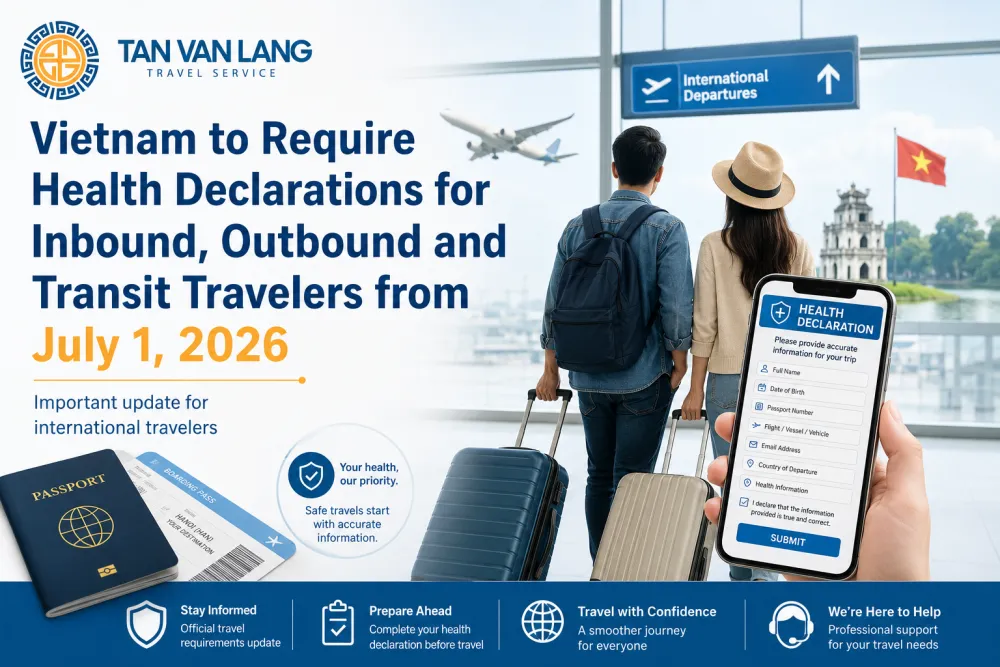 Vietnam to Require Health Declarations for Inbound, Outbound and Transit Travelers from July 1