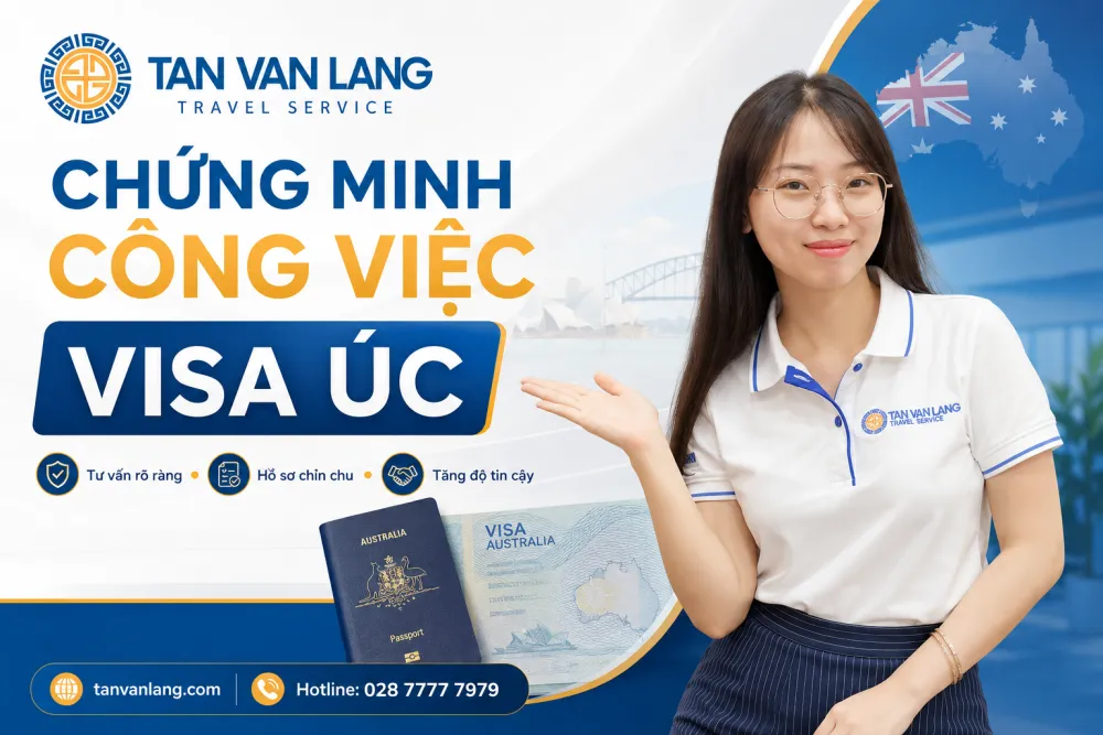 chứng minh công việc visa Úc