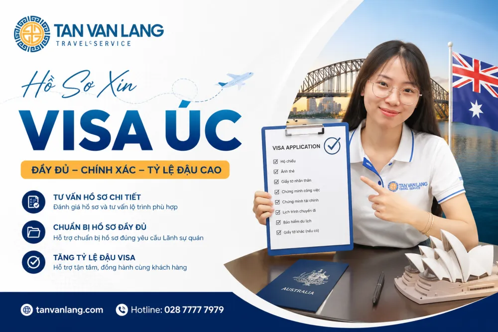 Hồ sơ xin visa Úc 2026 cần gì? Hướng dẫn chi tiết