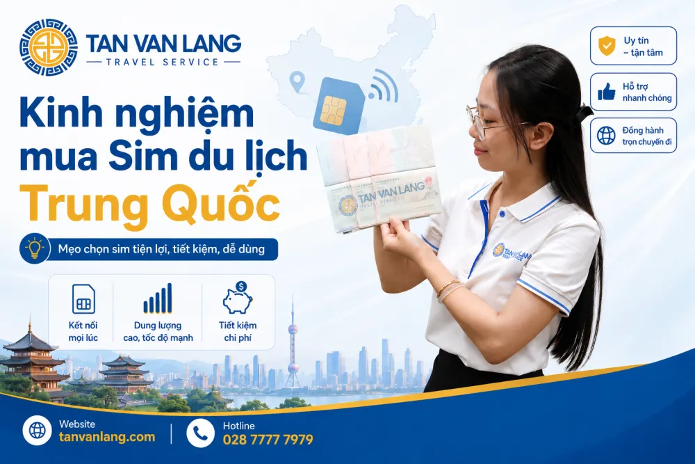 Sim du lịch Trung Quốc: Kinh nghiệm mua 2026